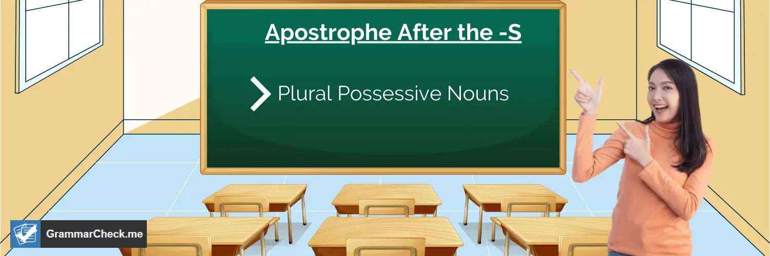 when apostrophe after S