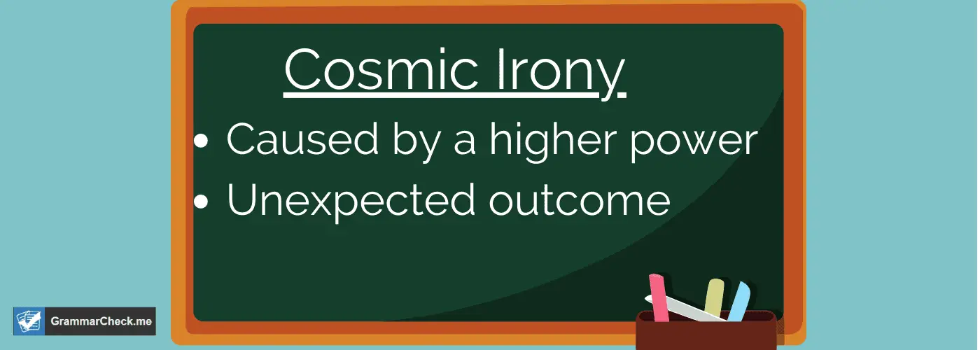 Cosmic Irony