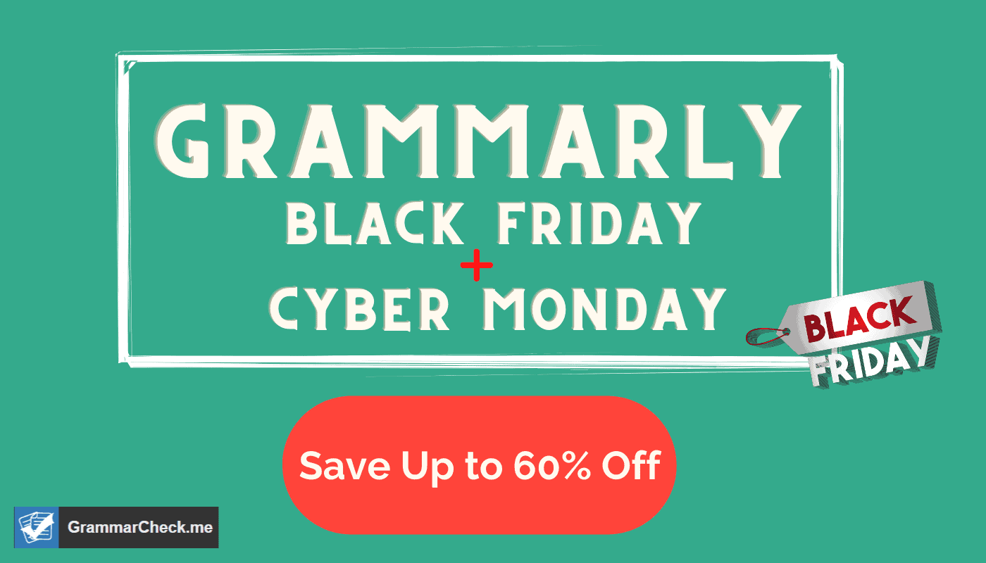 grammarly black friday and cyber monday