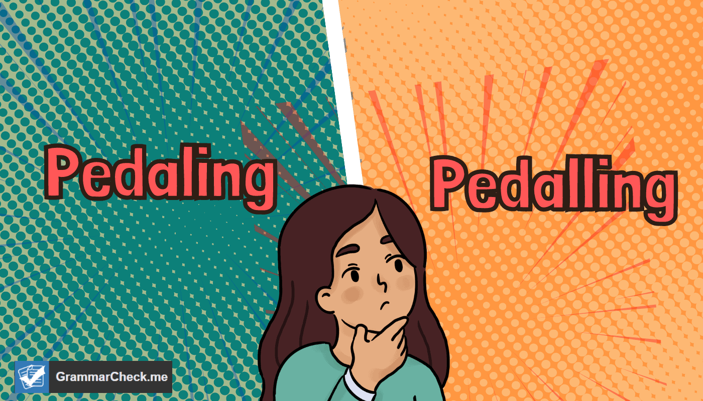 woman thinking about pedaling and pedalling