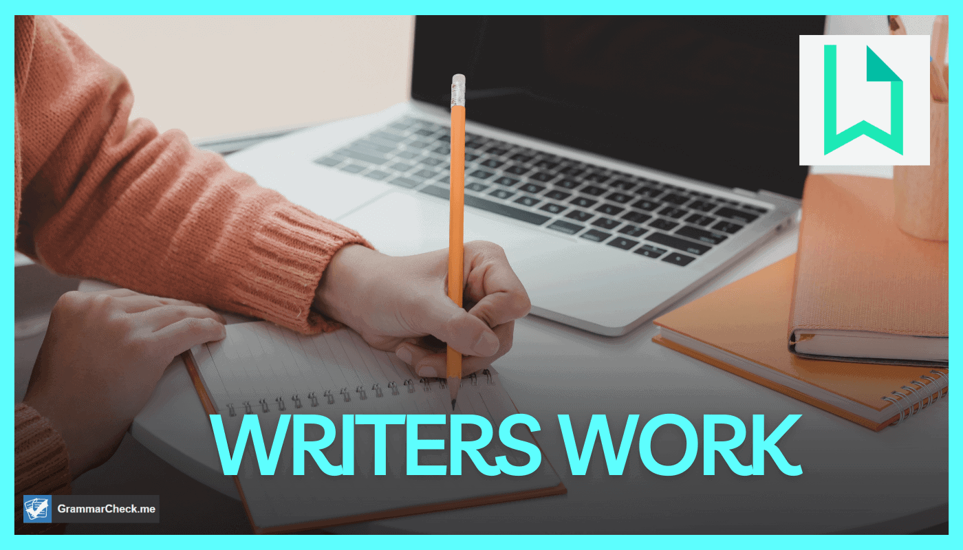 picture of woman writing using writers work freelance platform