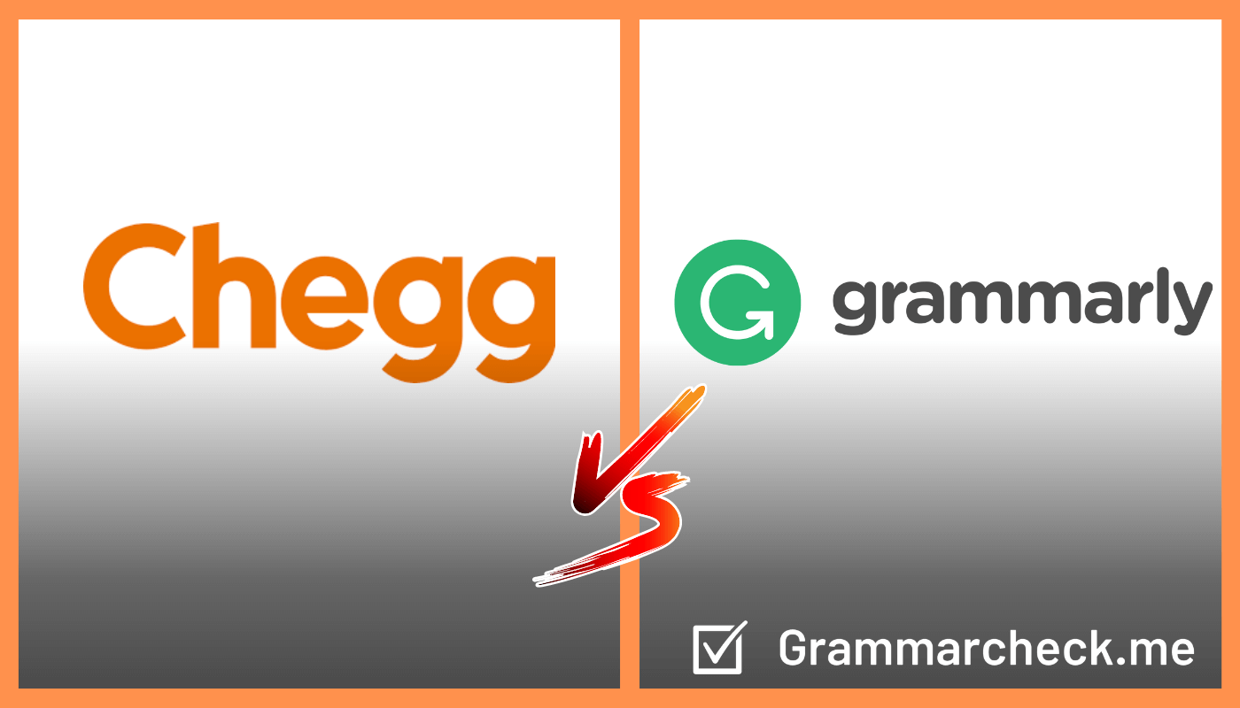 picture comparing chegg plagarism tool vs grammarly