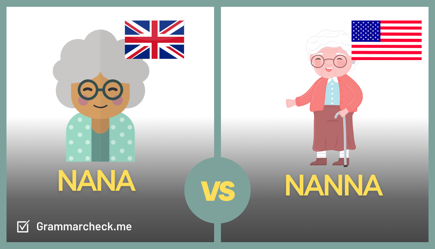 comparison of the words nana and nanna