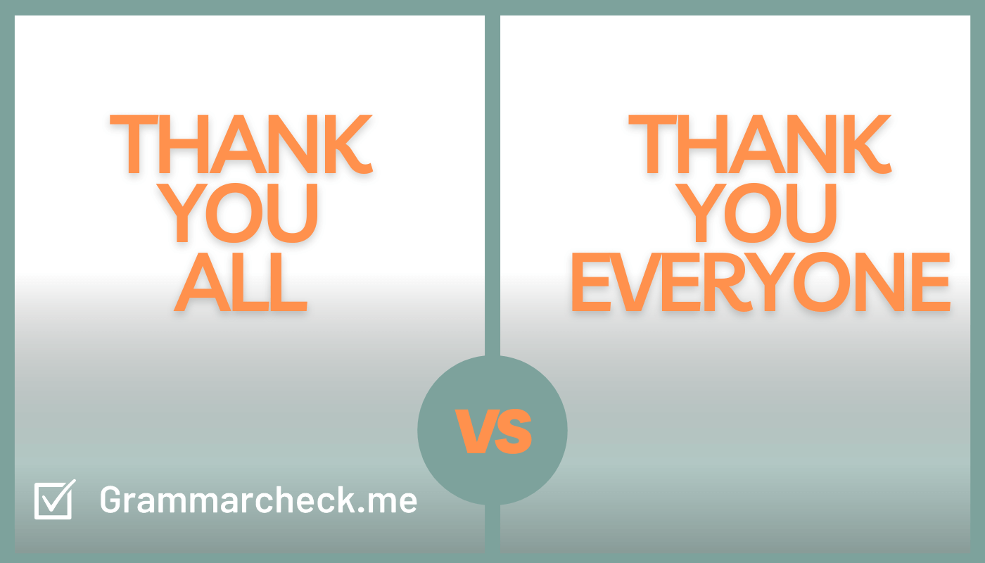 Difference Between Thank You and Thanks