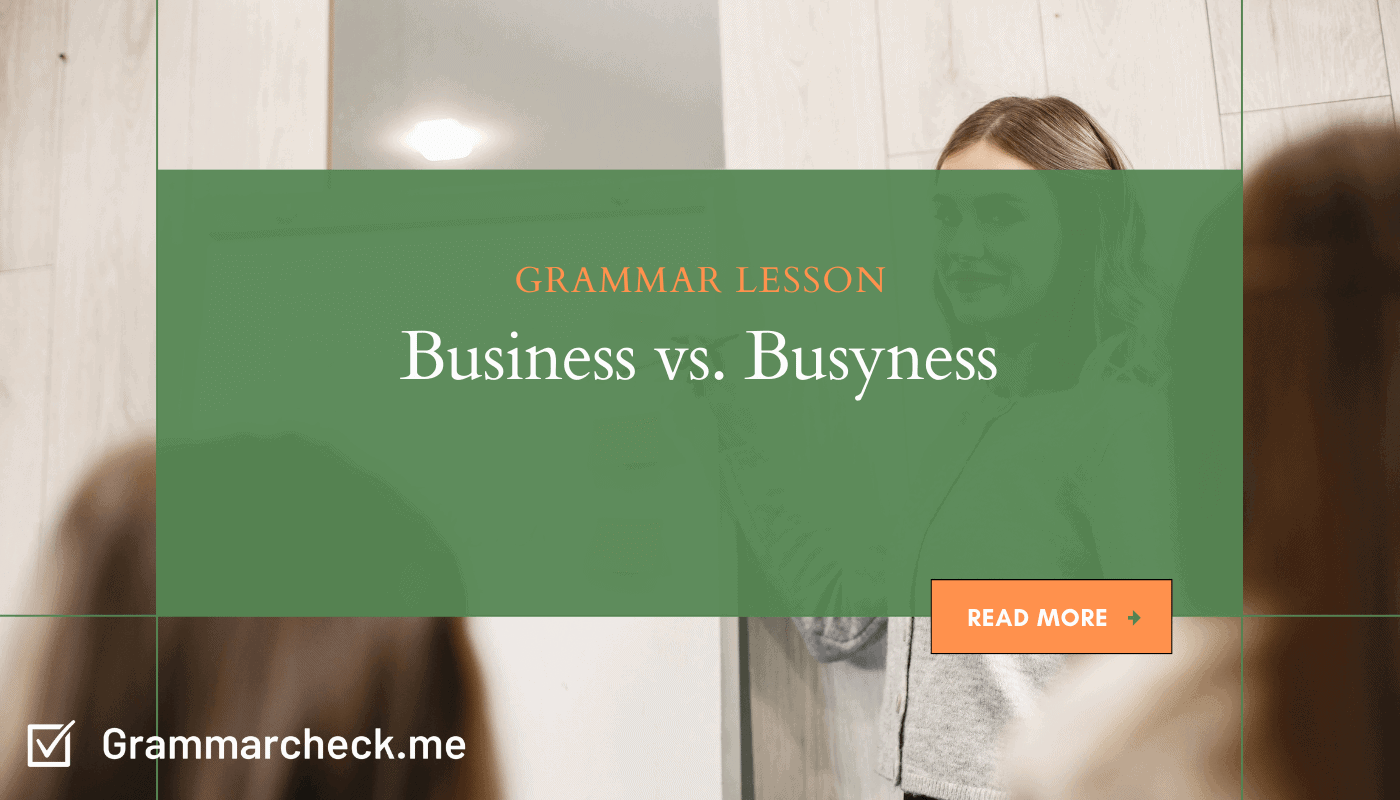 Business vs Busyness